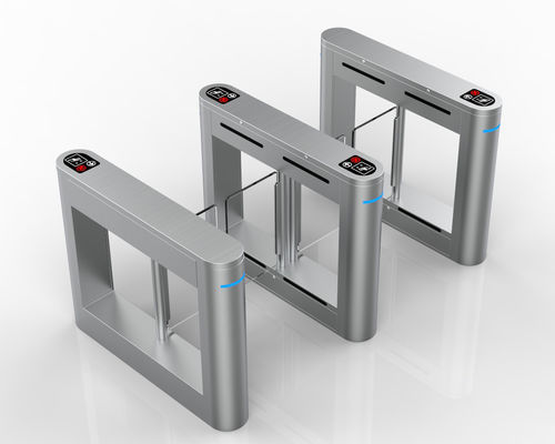Customized Swing Arm Barrier Turnstile Gate 600mm Passage Width For Public Access