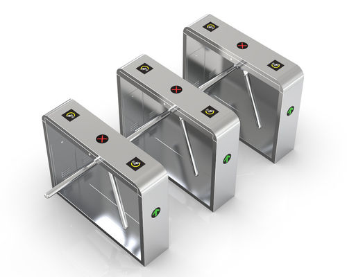 IP54 Protection Level Tripod Turnstile Gate with RS232 Communication Interface